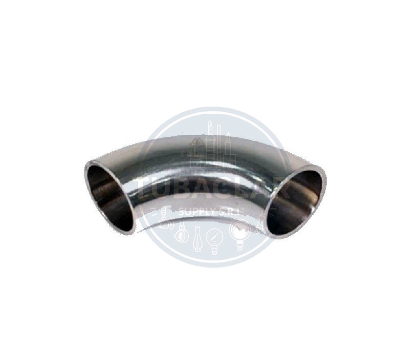 2 plg e=2mm CODO 90 Sanitario Sin costura PULIDO INOX 304